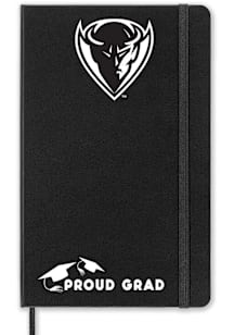DePaul Blue Demons Proud Grad team logo Notebook and Folder - Black