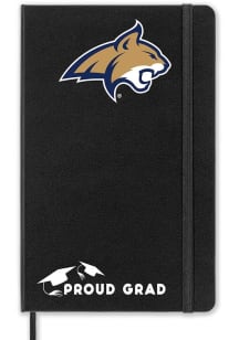 Montana State Bobcats Proud Grad team logo Notebook and Folder - Black