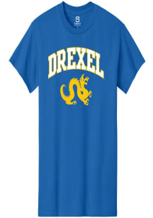Drexel Dragons Blue Summit Sportswear Arch Logo Short Sleeve T Shirt