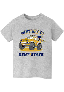Vive La Fete Kent State Golden Flashes Youth Grey On My Way Short Sleeve T-Shirt