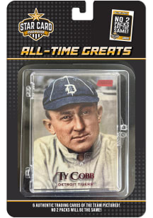Detroit Tigers All Time Greats 6pk Collectible Baseball Cards