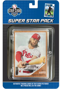 Philadelphia Phillies Bryce Harper 6pk Collectible Baseball Cards