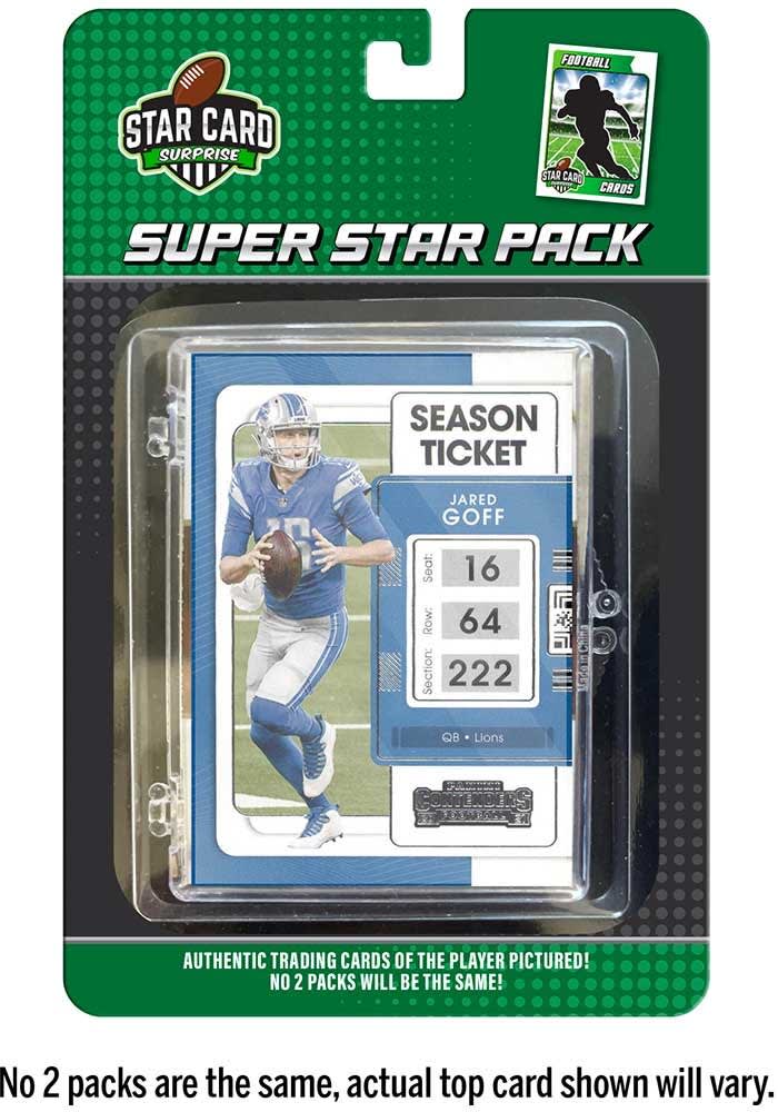 Detroit Lions BLUE Superstar Pack Football Cards - 3870072