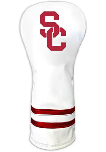 White USC Trojans Vintage Fairway Golf Headcover