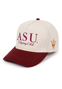 Arizona State Sun Devils Ivory 2T Ponyback Womens Adjustable Hat