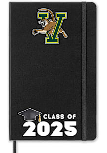Vermont Catamounts Class of 25 team logo Notebook and Folder - Black