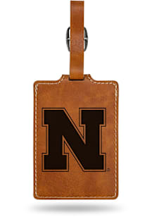 Nebraska Cornhuskers Brown Brown Luggage Tag