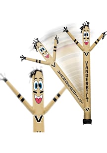 Vanderbilt Commodores Black Outdoor Inflatable team color and team logo
