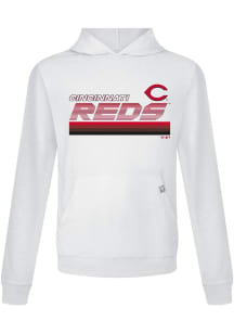 Levelwear Cincinnati Reds Mens White Relay Breaker Hood