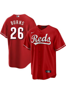 Chase Burns Cincinnati Reds Mens Replica Alt Jersey - Red