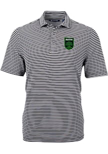 Cutter and Buck Austin FC Black Virtue Eco Pique Stripe Big and Tall Polo