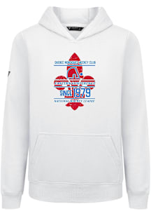 Levelwear Quebec Nordiques Youth White Podium Jr Acumen Long Sleeve Hoodie