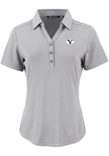 Cutter and Buck BYU Cougars Womens Ash Forge Eco Polo Short Sleeve Polo Shirt