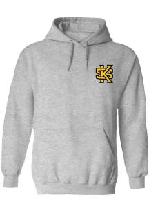 Vive La Fete Kennesaw State Owls Womens Ash Impressions Hooded Sweatshirt