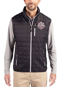 Cutter and Buck Indiana Hoosiers Big and Tall Black 2025 CFP National Champions Rainier PrimaLoft..