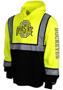 Buffalo Outdoors Ohio State Buckeyes Mens Yellow Hi-Vis Safety Hood