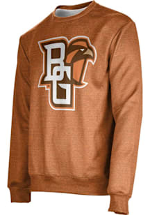 ProSphere Bowling Green Falcons Mens Orange Heather Long Sleeve Crew Sweatshirt