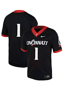 Nike Cincinnati Bearcats Black NIL Name And Number Football Jersey