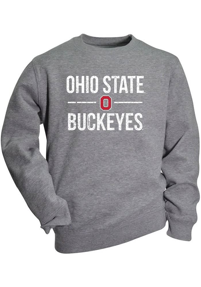 Toddler GREY HEATHER Ohio State Buckeyes Cruz Long Sleeve