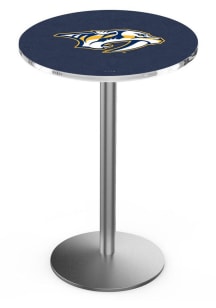 Nashville Predators Stainless Round Base Pub Table