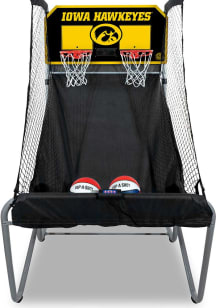 Black Iowa Hawkeyes Pop-A-Shot Dual Shot Basketball Set