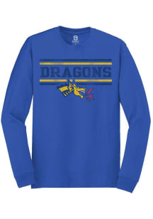 Mens Drexel Dragons Blue Summit Sportswear Bars Tee