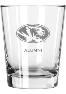 Missouri Tigers Alumni 15oz Rock Glass - White