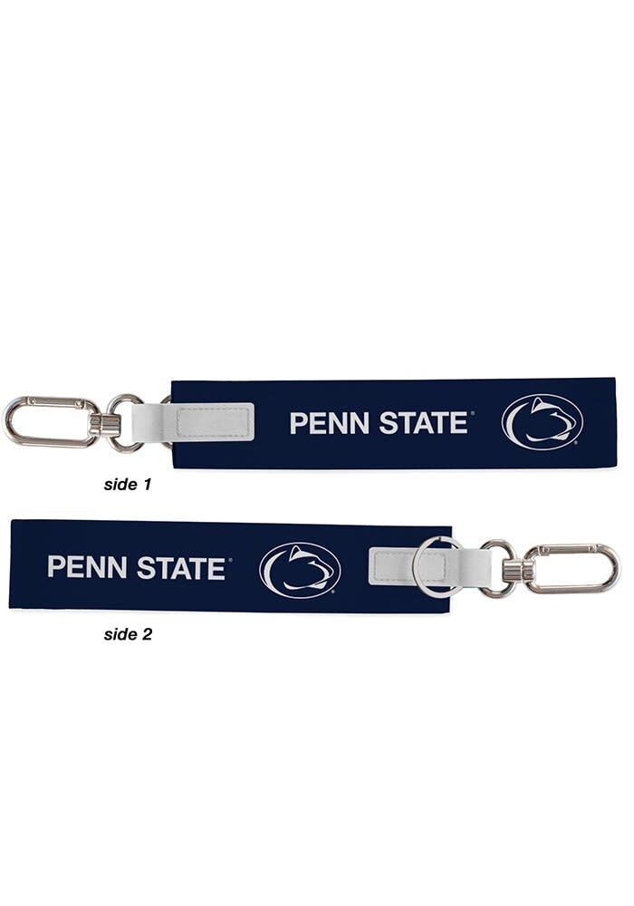 Penn State Rope Key Chain Penn State Nittany Lions NAVY Oversized KeyStrap Keychain - 38952484