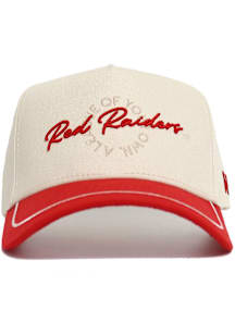 No Rivals Texas Tech Red Raiders Aloyo Adjustable Hat - Ivory