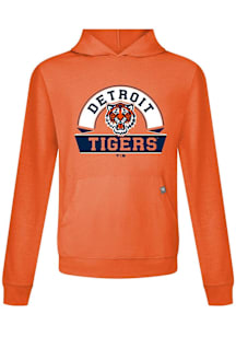 Levelwear Detroit Tigers Mens Orange Relay Banner Arch Hood