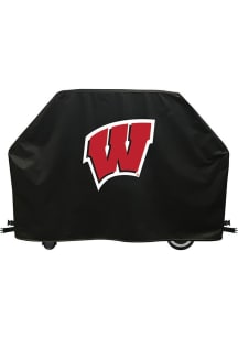 Black Wisconsin Badgers Grill Cover Grill Cover