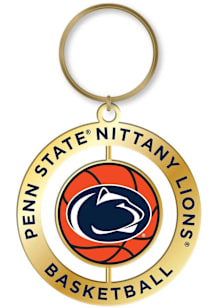 Penn State Nittany Lions Basketball Spinner Keychain - Navy Blue