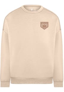Levelwear Los Angeles Kings Mens Tan Luxe Signature Crew Paragon Long Sleeve Fashion Sweatshirt
