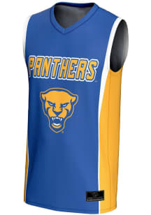 Mens Pitt Panthers Blue ProSphere Rival Basketball Jersey