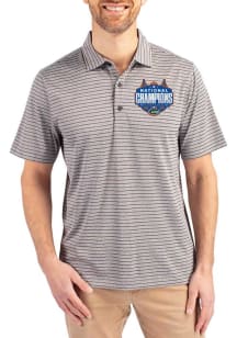 Cutter and Buck Florida Gators Graphite 2025 National Champions Forge Heather Stripe Big and Tall..