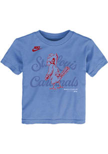 Nike St Louis Cardinals Toddler Light Blue Busch Stadium Short Sleeve T-Shirt