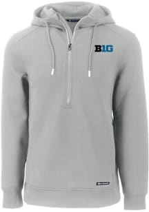 Cutter and Buck Big Ten Mens Ash Roam Hood