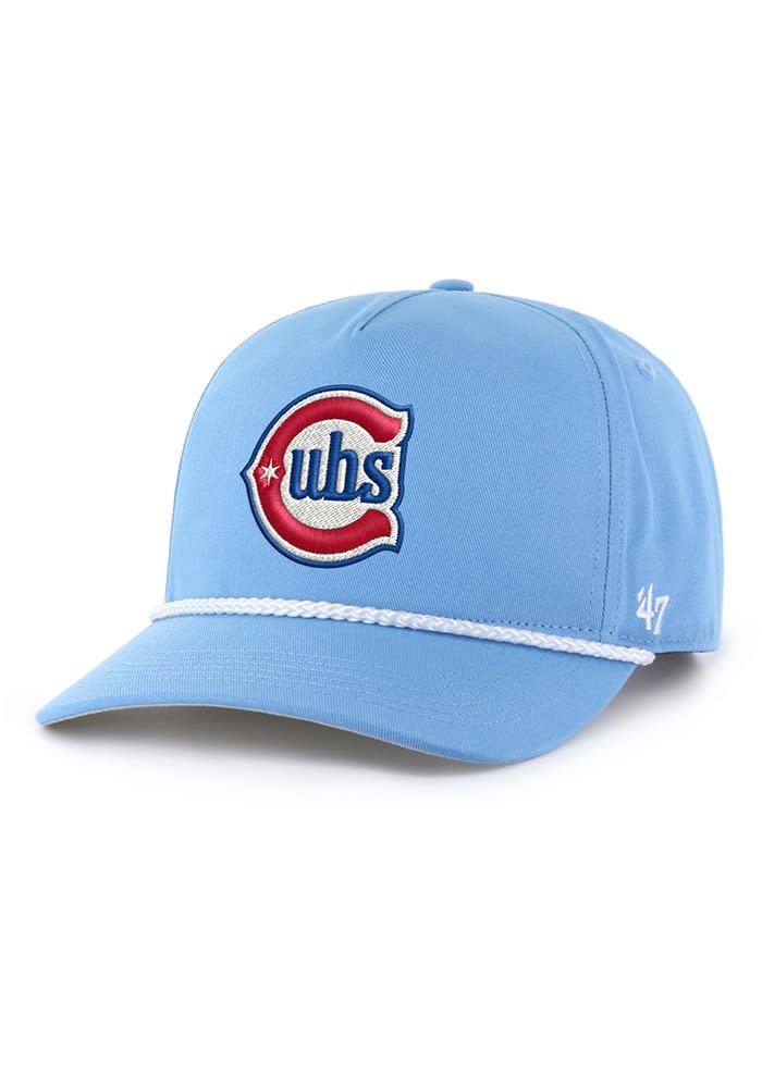47 Chicago Cubs LIGHT BLUE Alt Logo Rope Hitch Adjustable Hat - 391293610