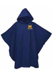 Navy Blue Michigan Wolverines Stadium Poncho