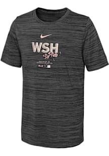 Nike Washington Nationals Youth Black City Connect Short Sleeve T-Shirt