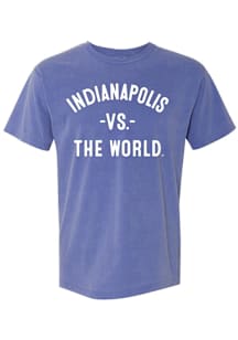 Indianapolis Light Blue Vs the world Short Sleeve Fashion T Shirt
