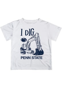 Infant Penn State Nittany Lions White Vive La Fete Excavator Short Sleeve T-Shirt
