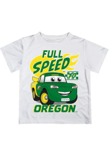 Youth Oregon Ducks White Vive La Fete Full Speed Short Sleeve T-Shirt