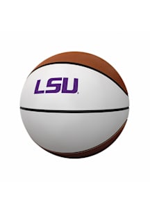 LSU Tigers Logo Brands Official Size Brown Autograph Basketball