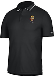 Nike Iowa State Cyclones Mens Black Football Cy Short Sleeve Polo