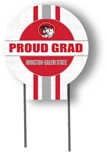 Winston-Salem State University KH Sports Fan Grad graduation graphic Yard Sign - White