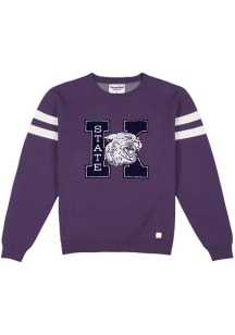 Mens K-State Wildcats Purple Homefield Knit Sideline Long Sleeve Sweater