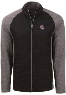 Cutter and Buck LSU Tigers Mens Black Vault Adapt Eco Big and Tall Light Weight Jacket