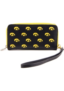 Wristlet Iowa Hawkeyes Womens Wallets - Black