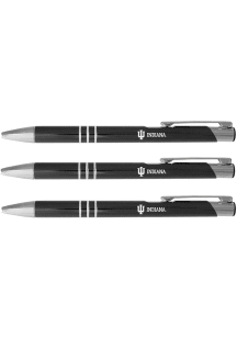 Black Indiana Hoosiers 3 Pack Ball Point Pen